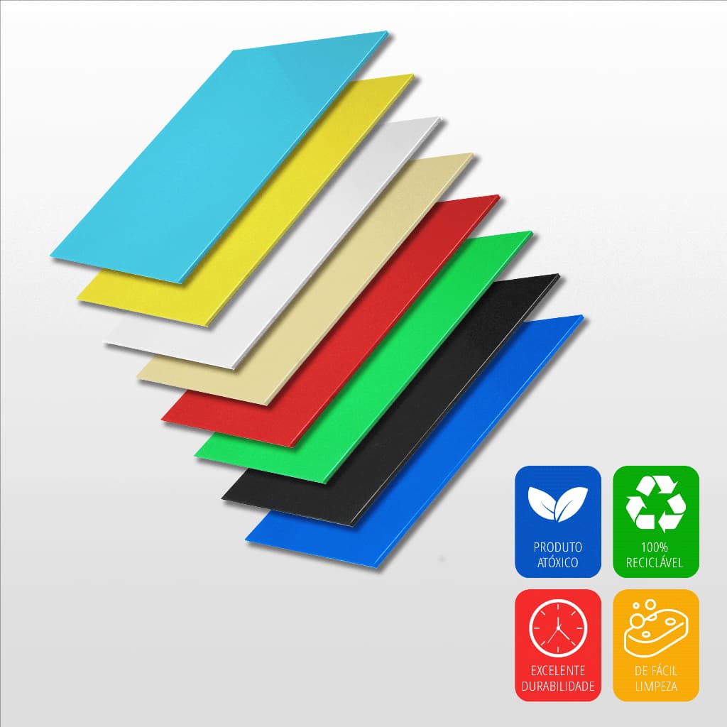 Tábua De Corte - Polietileno Pead - 30 X 50cm - 10mm - Cores Anvisa