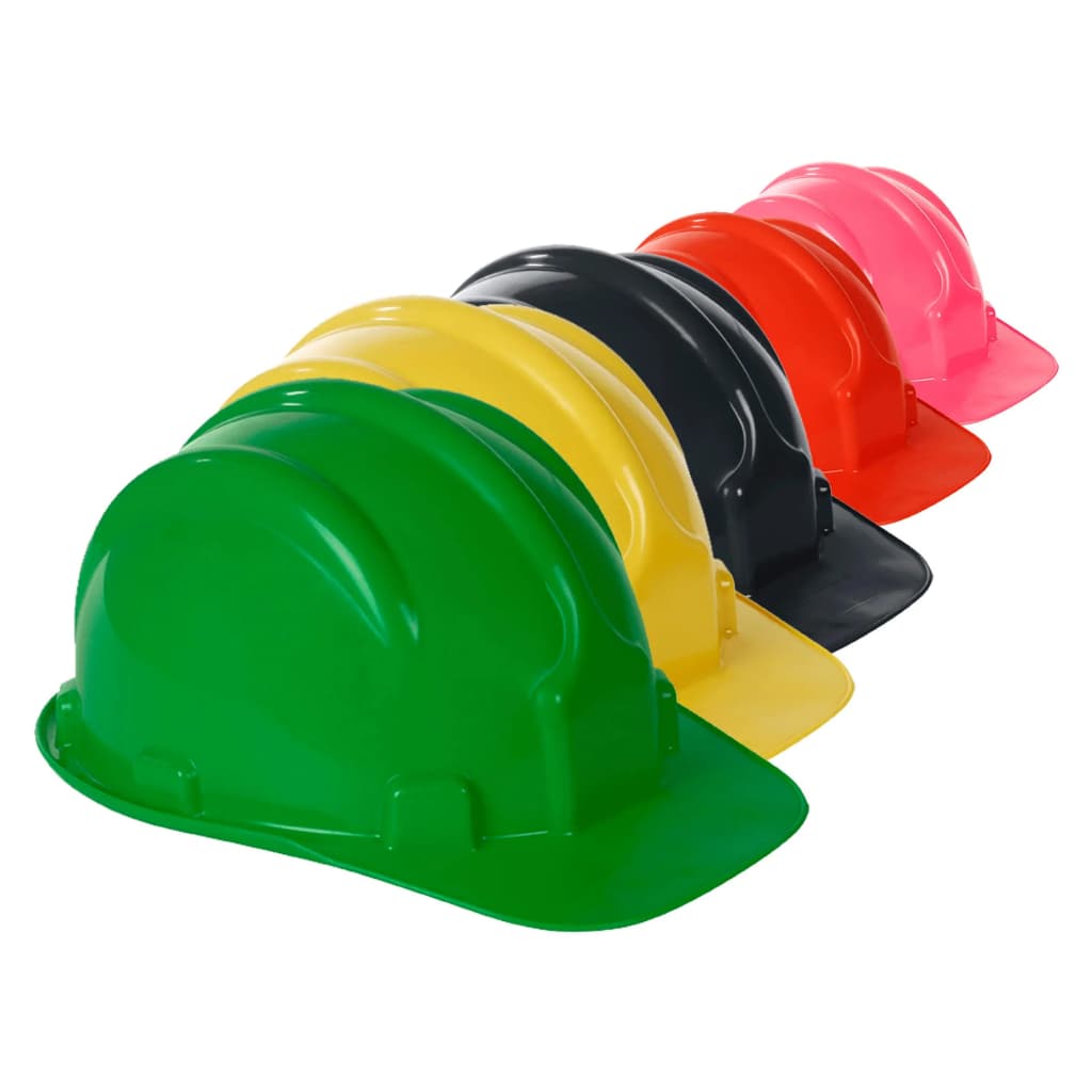 Kit 5 Capacete De Segurança Com Carneira Obra Construção Engenheiro Pedreiro Trabalho Proteção Epi