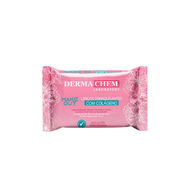 Lenço Demaquilante Make Out com Colágeno - DermaChem