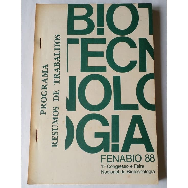 1º Congresso e Feira Nacional de Biotecnologia - Fenabio