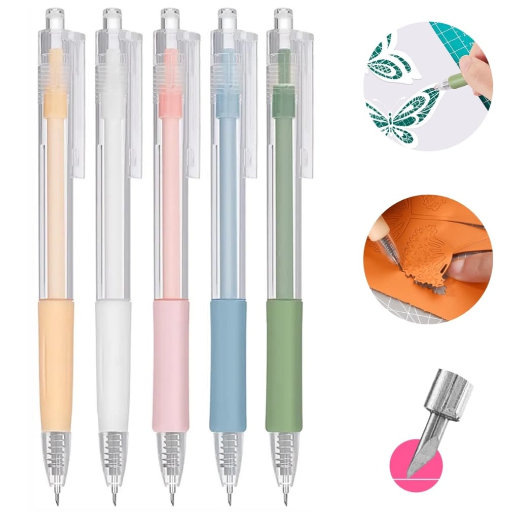 Caneta Estilete De Precisão Para Papel E Tecidos Artesanato Scrapbbok Cartonagem