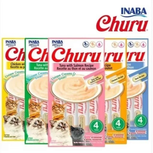 Petisco Purê Churu Original Inaba diversos sabores