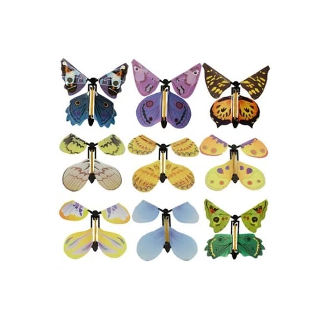 Borboletas Cartão Mágica 10 Peças Voadora Brinquedo
