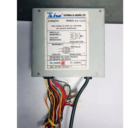 Fonte At Para Pcs Antigos C/ Nota Fiscal