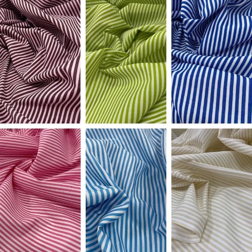 Tecido Tricoline Listrado Estampada Listra Algodão 1 metro ( 1,00x1,50)