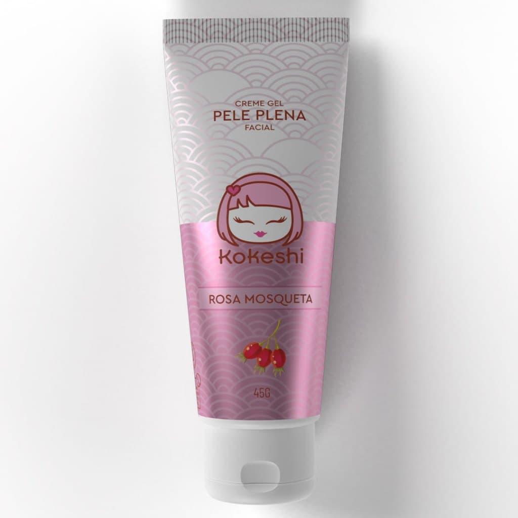 Creme Gel Facial Pele Plena Kokeshi Antienvelhecimento 45g