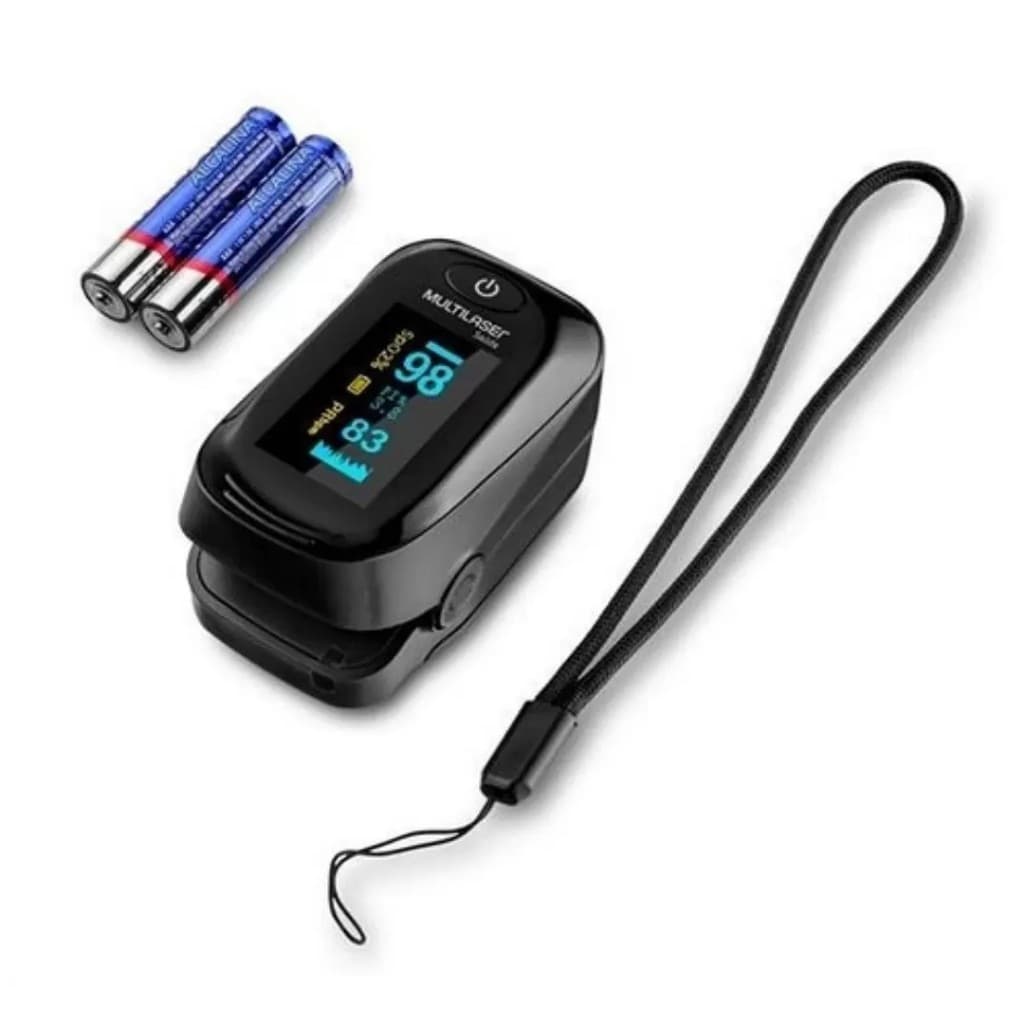 Oxímetro de pulso para dedo Multilaser HC261 preto
