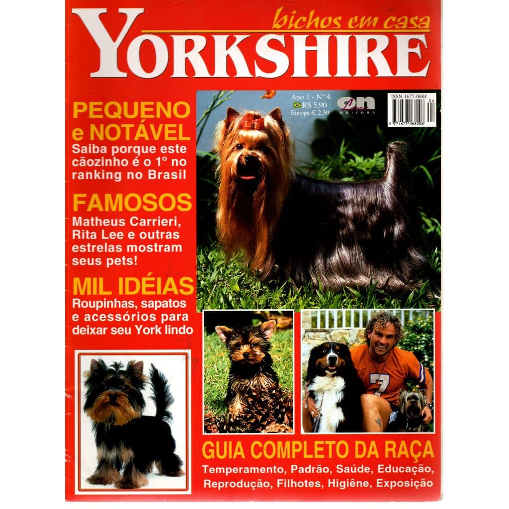 Revista Bichos Em Casa, Yorkshire, Ano 1, Nº 4