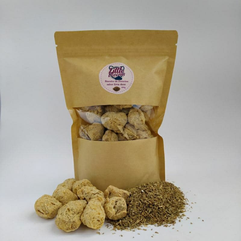 Kit com 2 Biscoito para Roedores e Coelhos sabor Erva-Doce Little Dreams