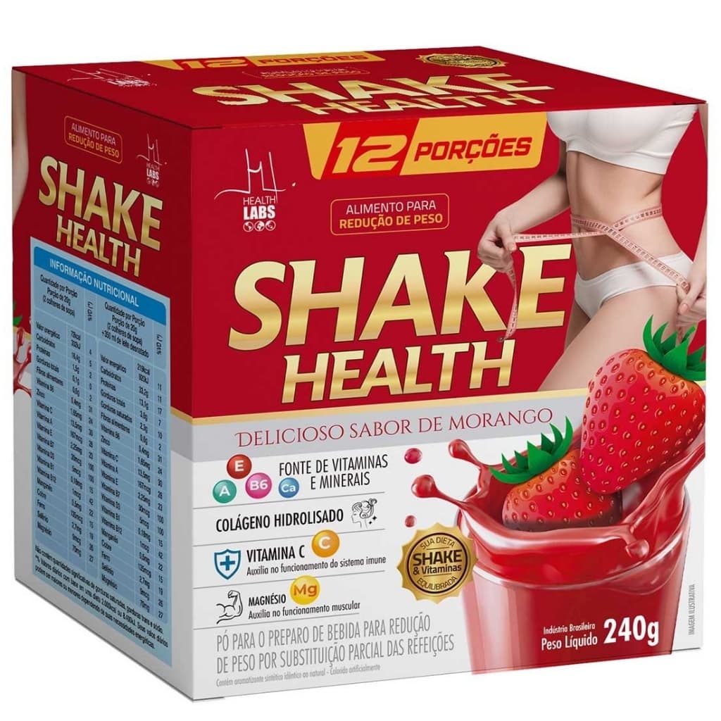 Substituto de Refeições Shake Health - 240g - Health Labs
