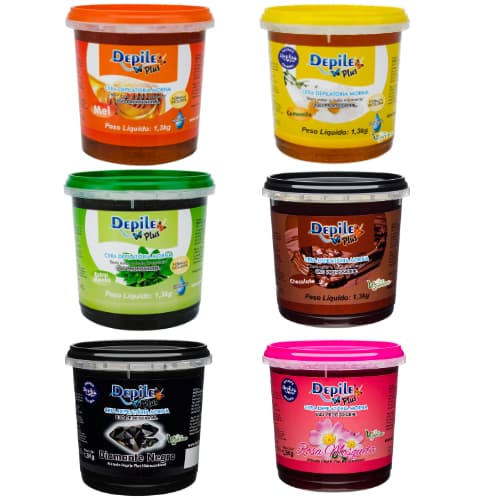 Cera Depilatória Hidrossolúvel Profissional Depile Plus 1,3Kg