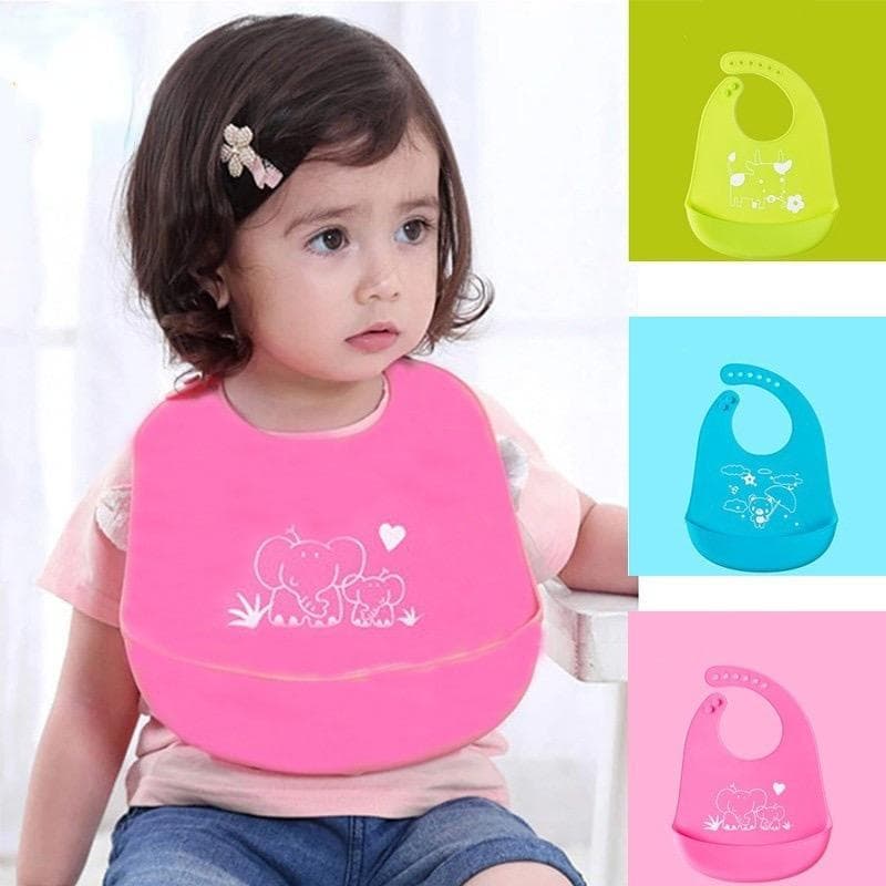 Babador Infantil de Silicone Impermeável Cata Migalhas