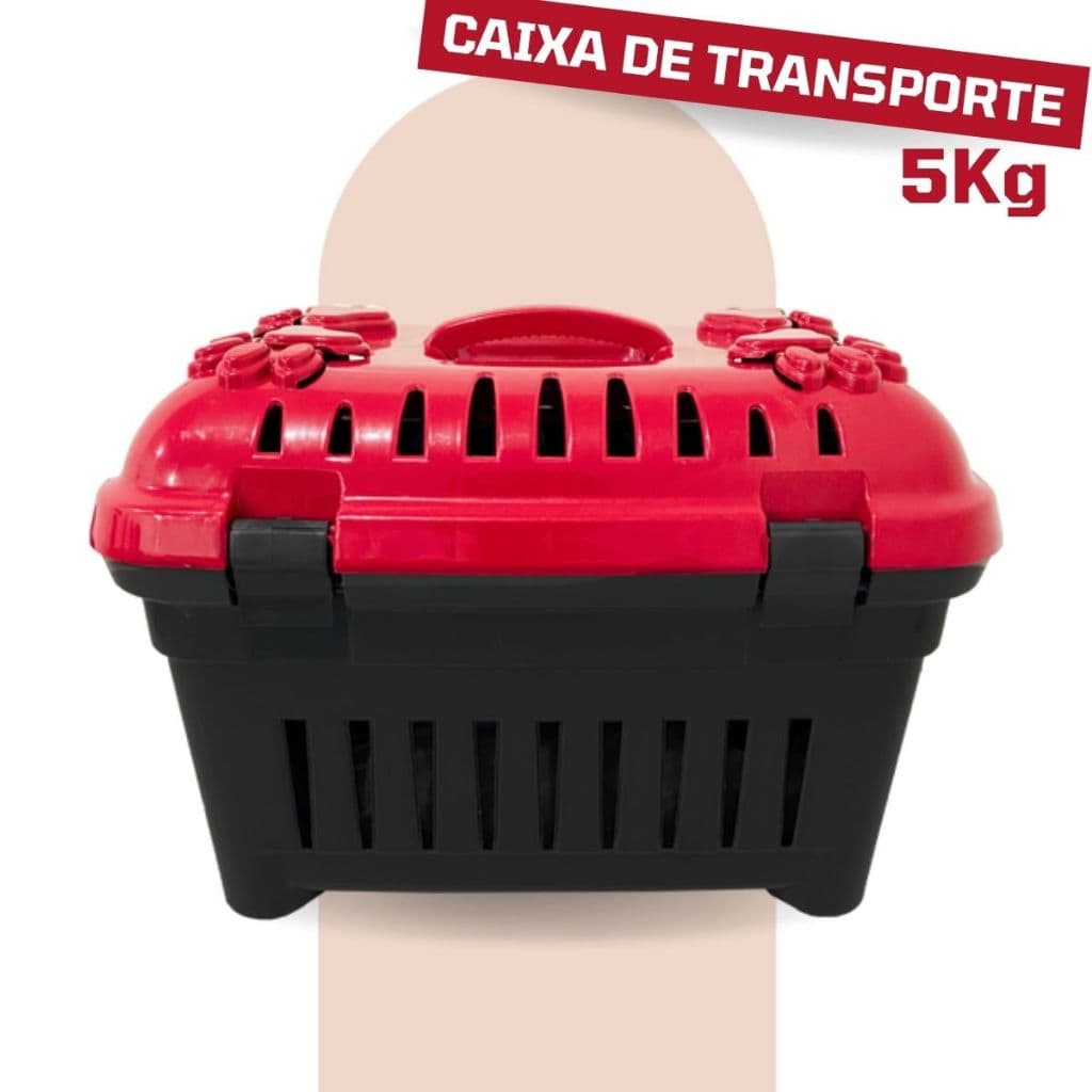 Caixa Transporte Para Gatos e Coelho Nº1 Capacidade 5Kg Abertura Superior
