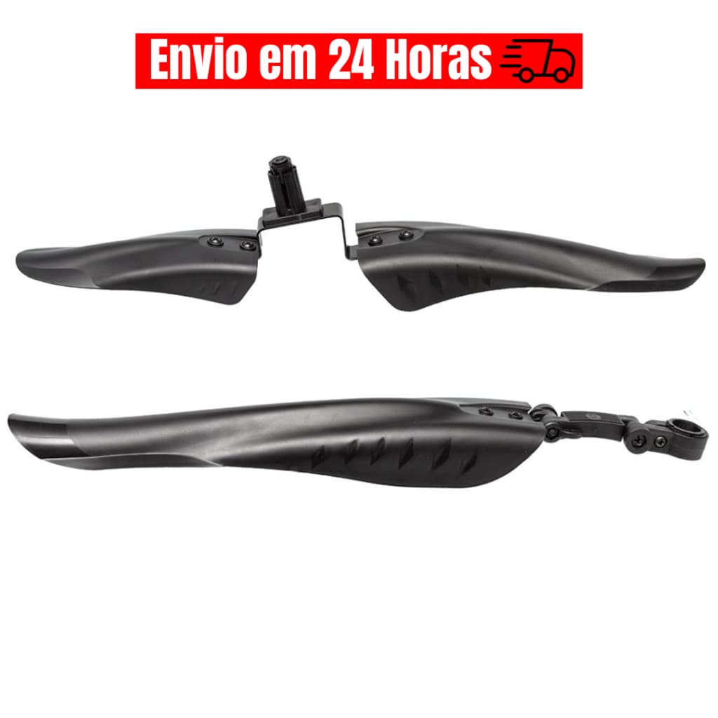 Par Paralama Dianteiro + Traseiro Bike Bicicleta Nylon Aro 26 E 29 Mtb