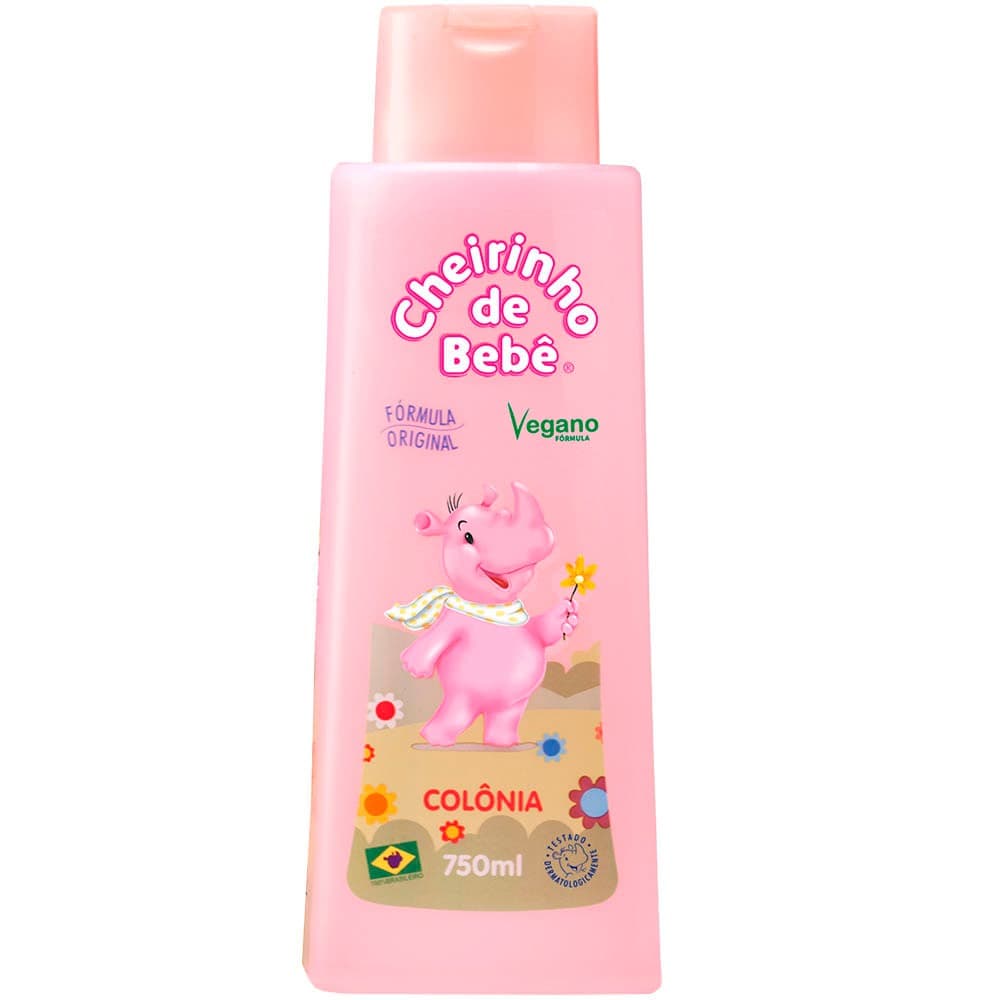 Colônia Cheirinho De Bebê Rosa 750ml- Kanitz