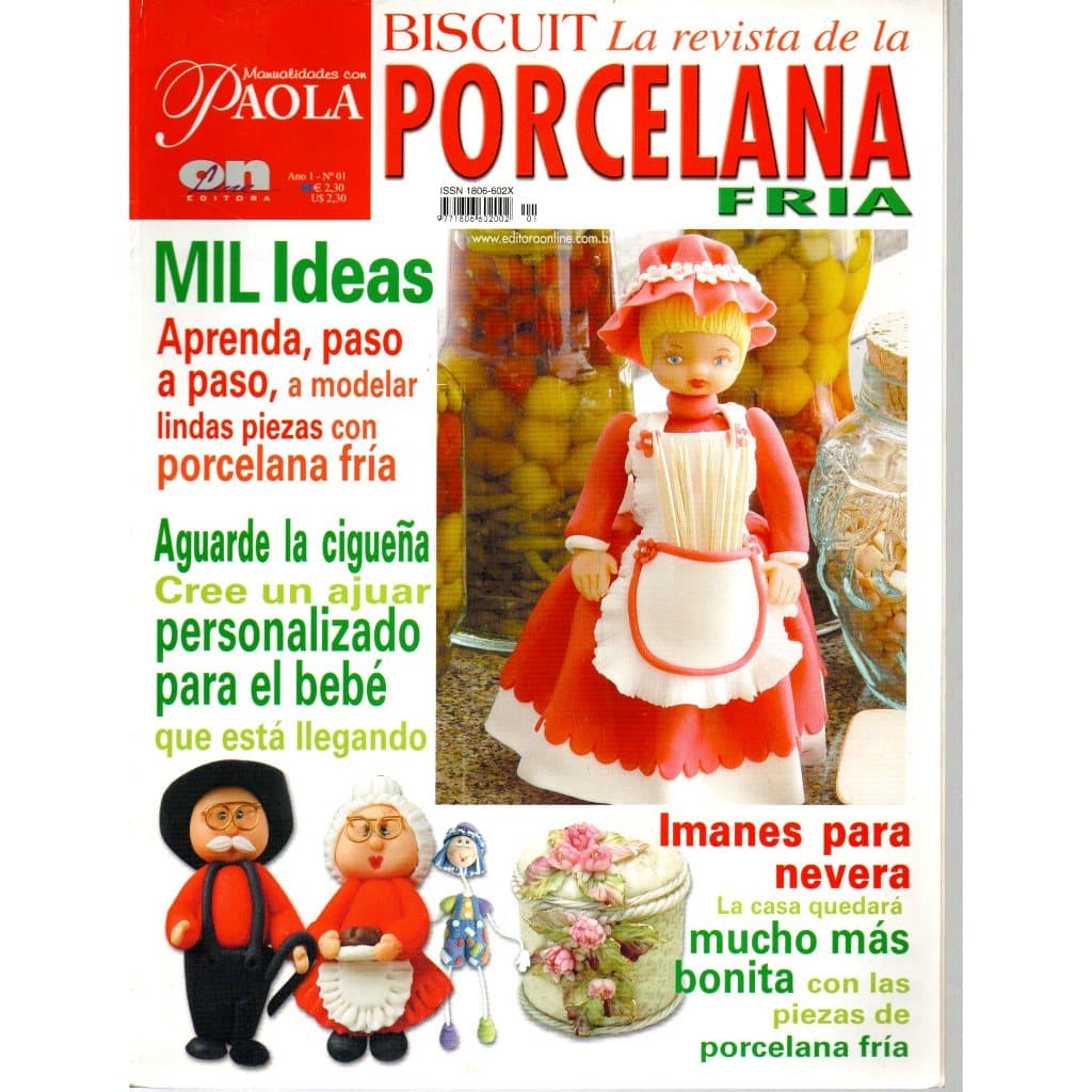 Revista Biscuit La Revista De La Porcelana Fria, Ano 1, Nº 1, Em Espanhol