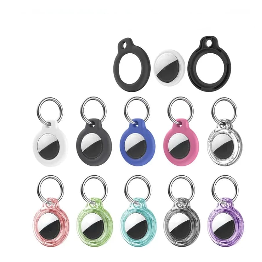 Chaveiro Airtag Capa protetora para coleira de cachorro, bagagem, chaves, bolsa e chaveiro