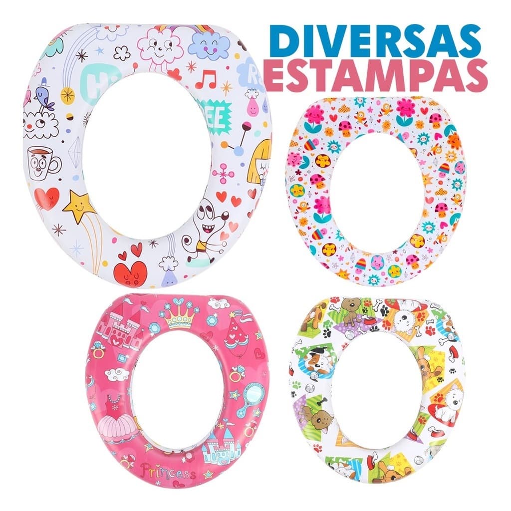 Assento Infantil 27x29 Privada Para Banheiro Protetivo Para Crianças Top Útil Redutor Vaso Sanitário