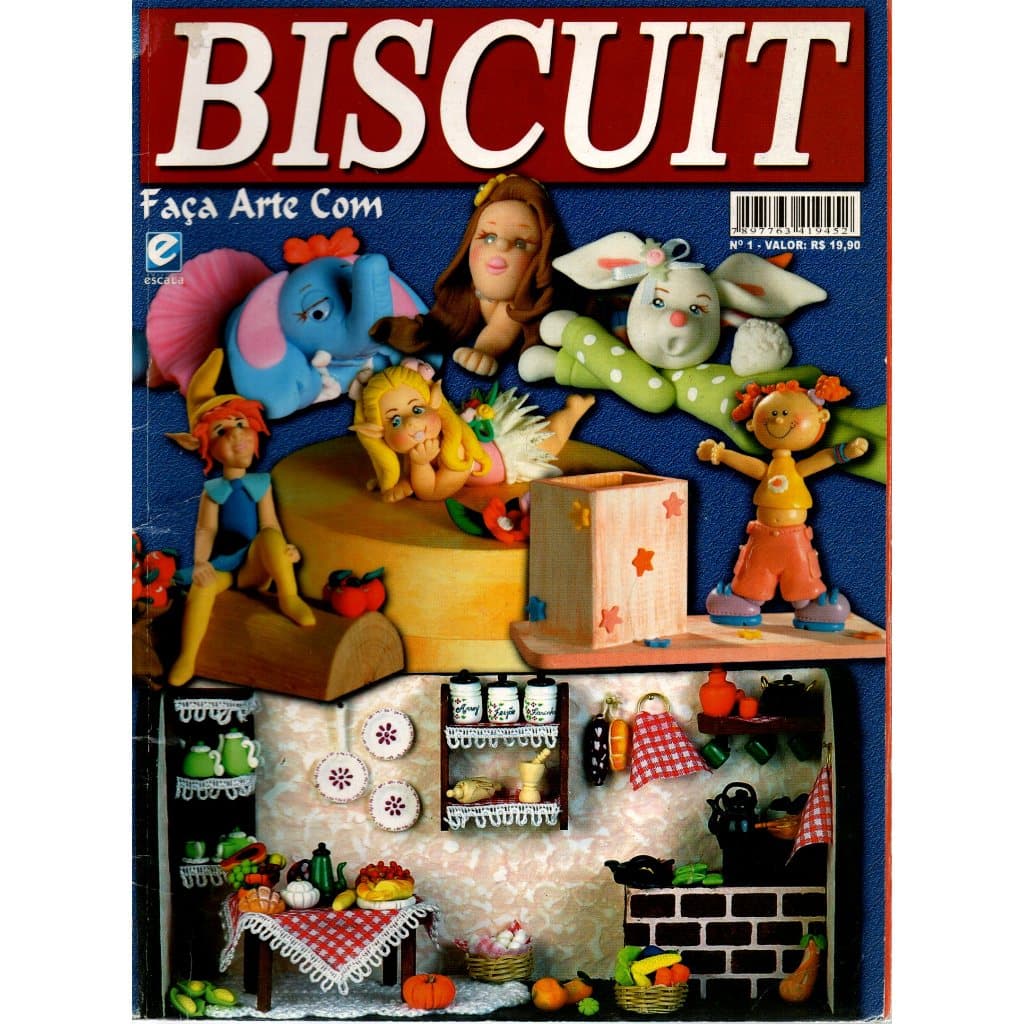 Revista Faça Arte Com Biscuit,  Nº 01