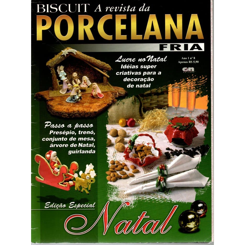 Revista Biscuit Porcelana Fria, Ano 1, Nº 8