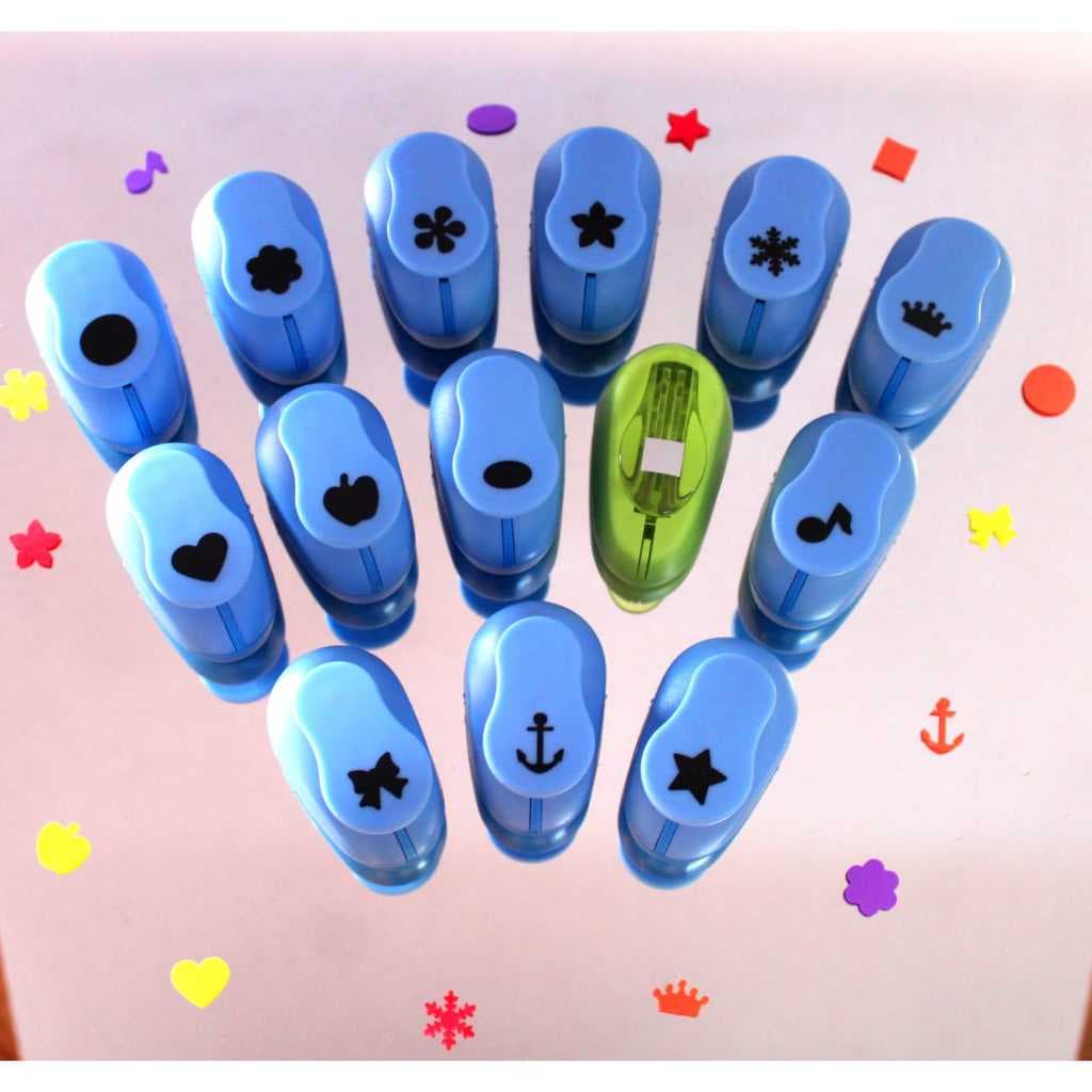 Kit 5 Cortador Eva E Papel Scrapbook De Sua Escolha -16mm