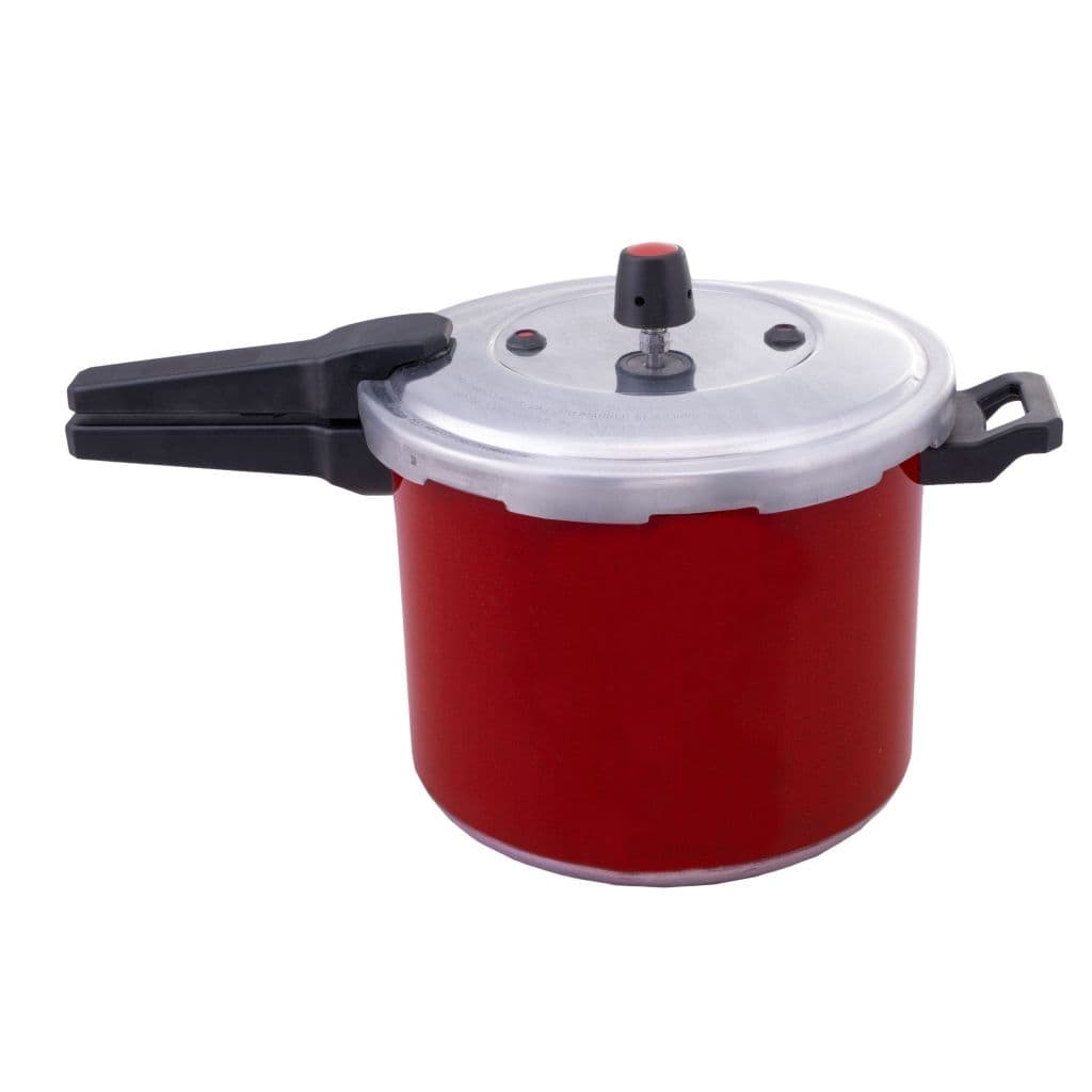 Panela De Pressão Fechamento Externo 10 Litros ASJ cor Vermelho