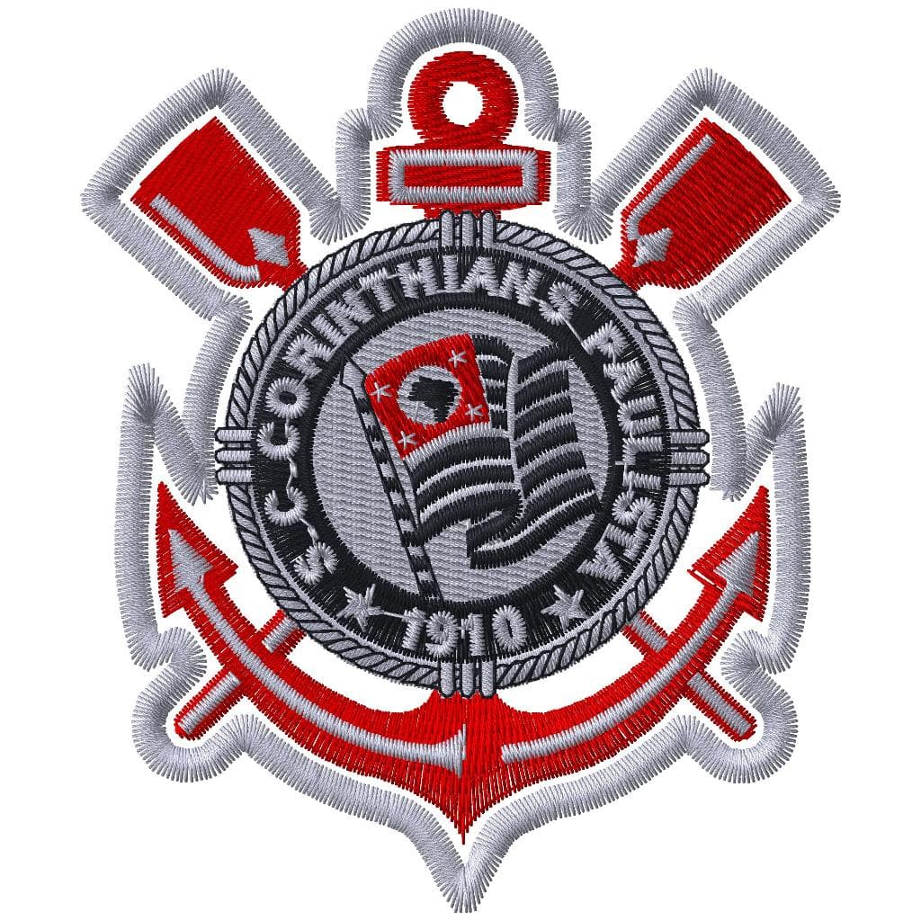 Patch Bordado Escudo Corinthians