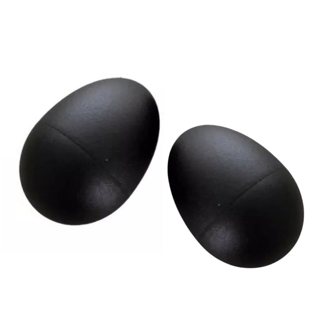 02 Ganzá Chocalho Ovinho Percussão Profissional Egg Par