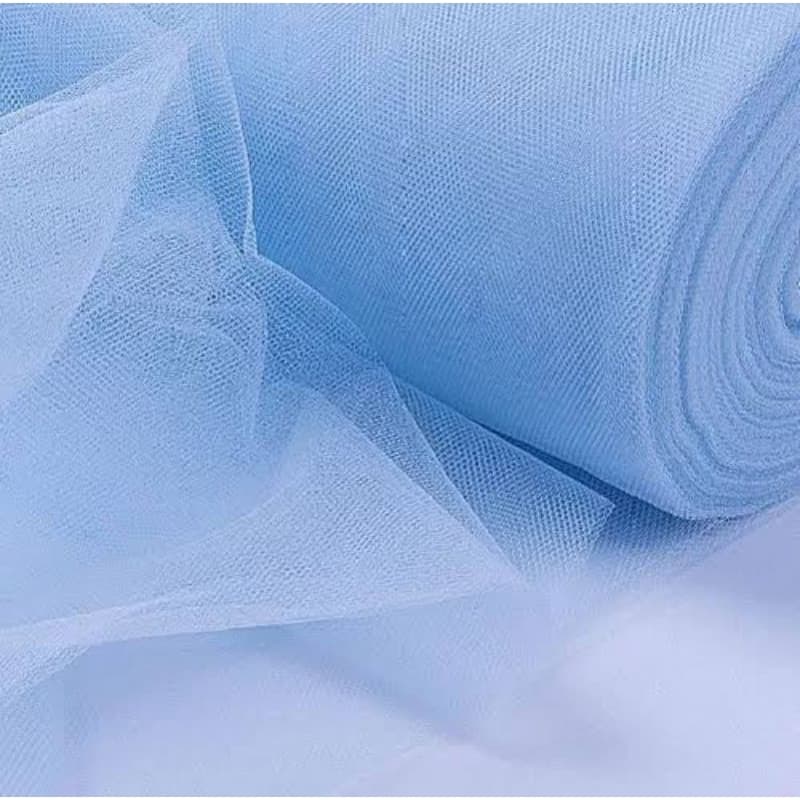 5 Metros Tecido Tule Liso Delfim 1.20m Largura