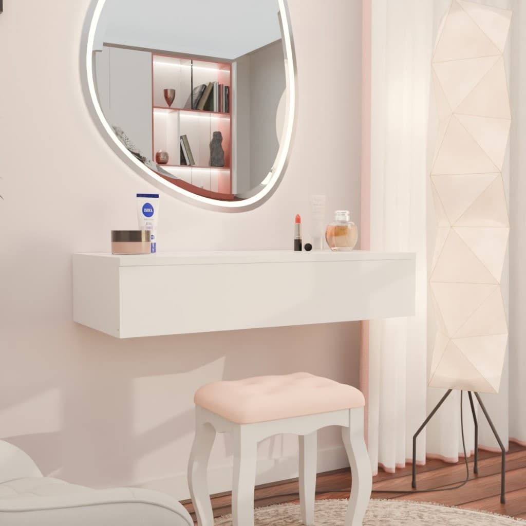 Penteadeira Com Gaveta 70CM Com Corrediças Metalicas