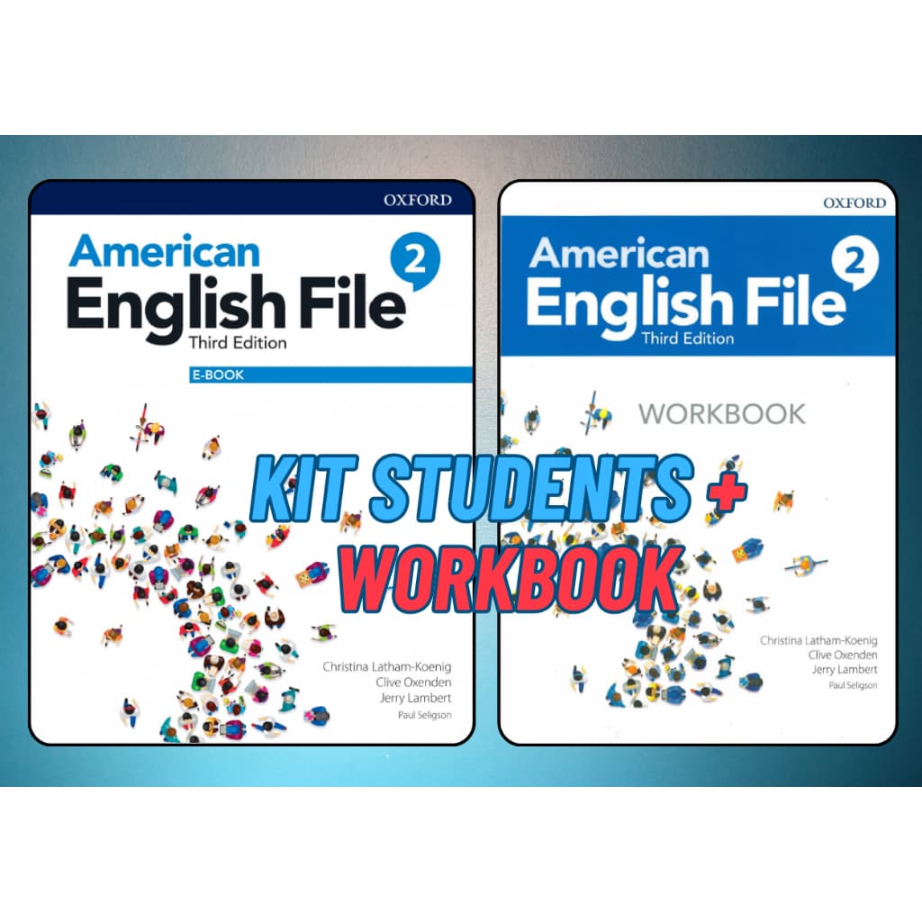 American English File Level 2 third edition  student book + Workbook