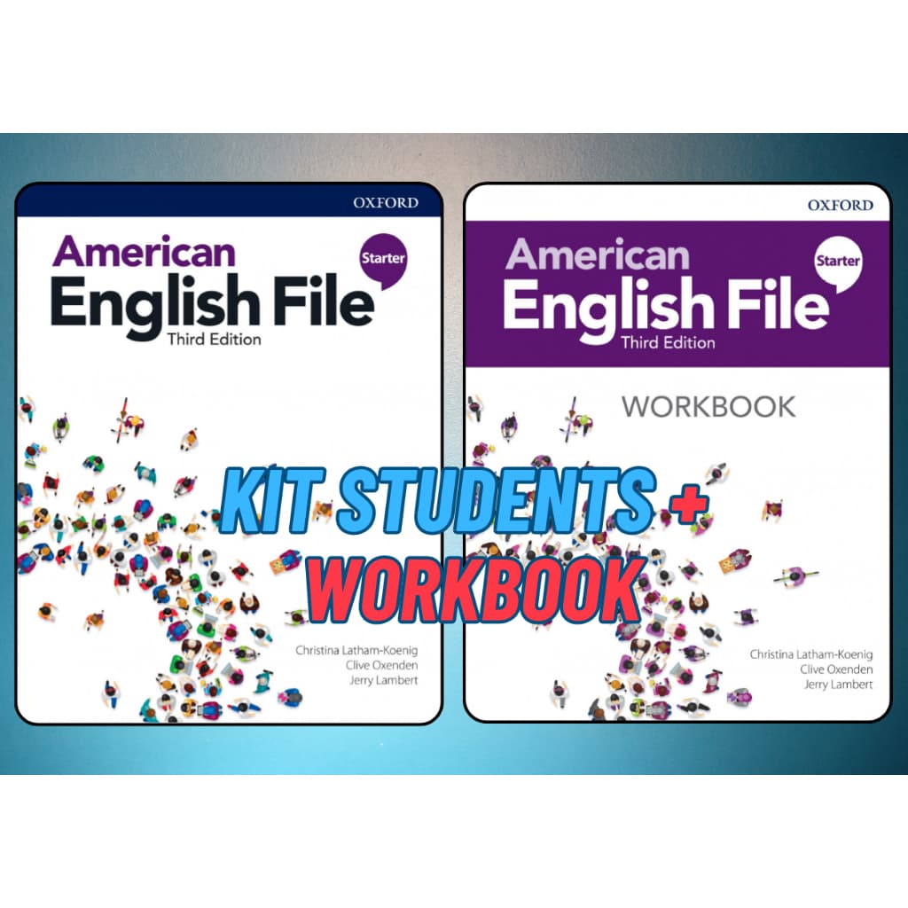 American English File Level Starter  Third Edition  Student book + Workbook