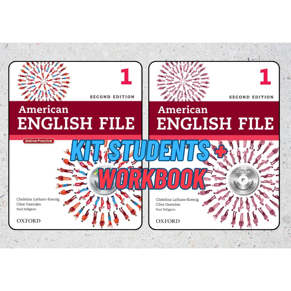 American English File Second Edition Level 1 Student Book e Work Book