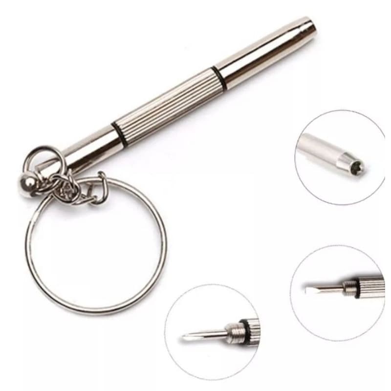 Mini Chave Fenda Apertar Parafuso Oculos Relogio Brinquedo