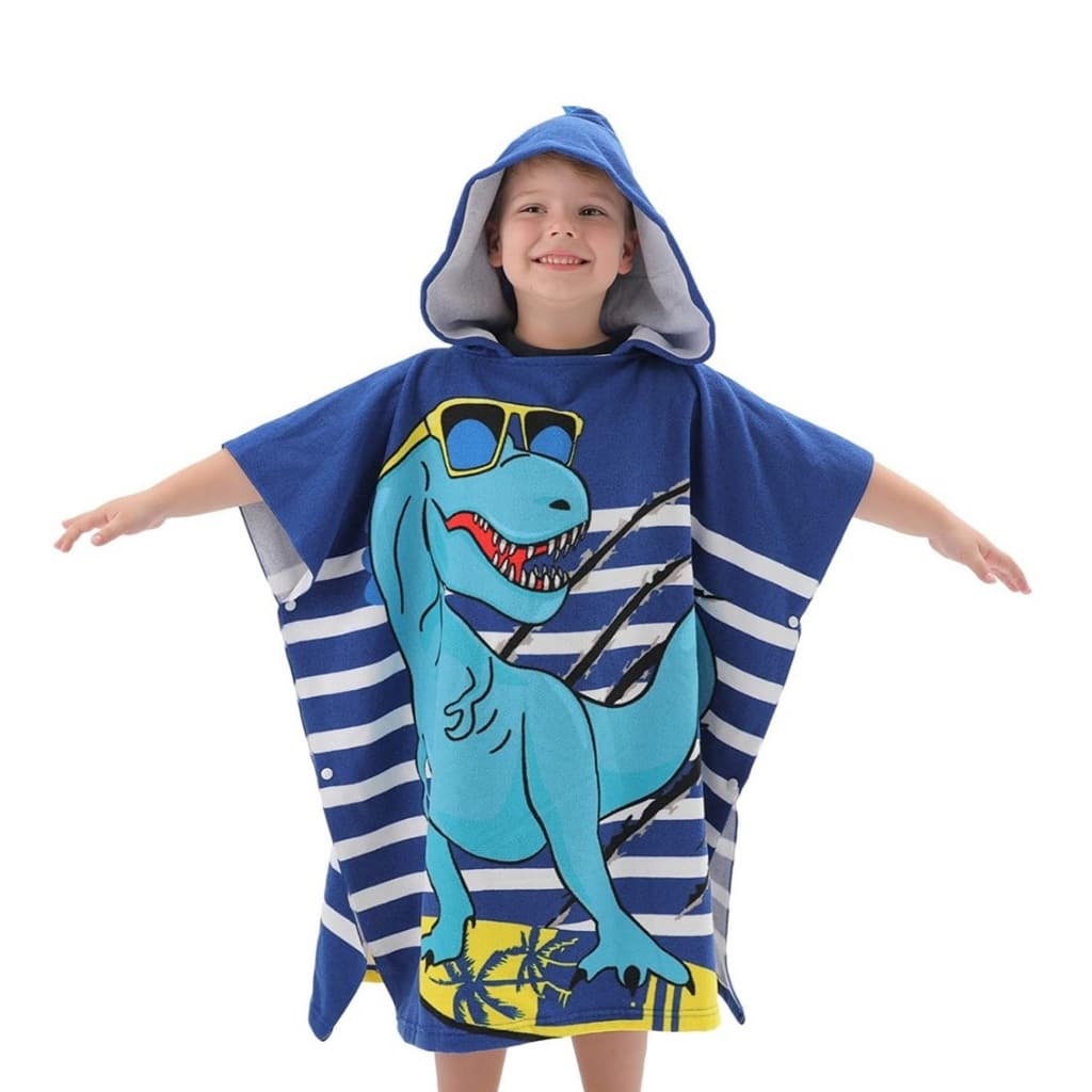 Poncho Infantil Atoalhado Roupão Banho Praia Piscina Verão