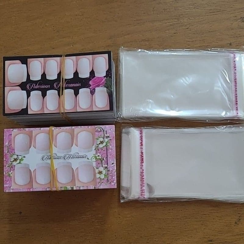 cartão 4 ou 6 pares com embalagens