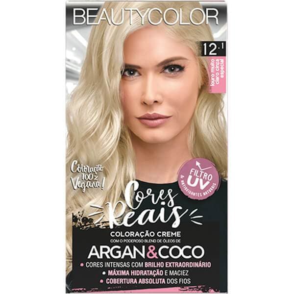 TINTA BEAUTY COLOR KIT 12.1 LOURO MUITO CL CINZA ESPECIAL