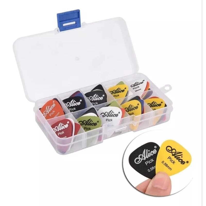 Kit 30 Palhetas Para Guitarra Violão Ukulele