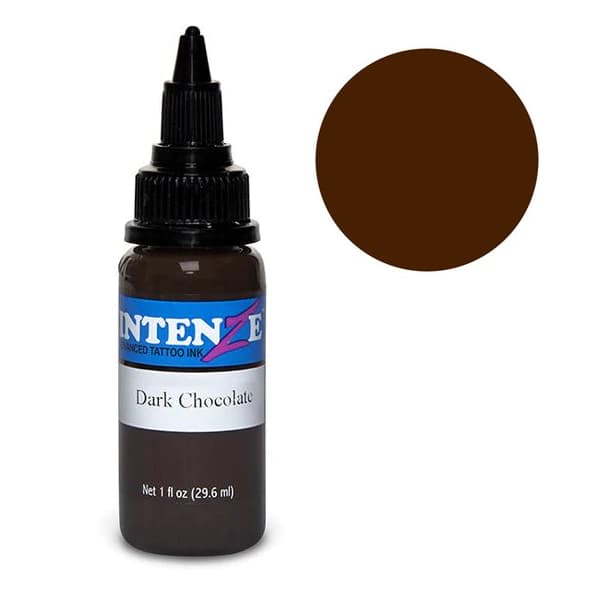 Tinta Intenze Dark Chocolate (Marrom) Tattoo Ink 30ml Original 100% Com Anvisa