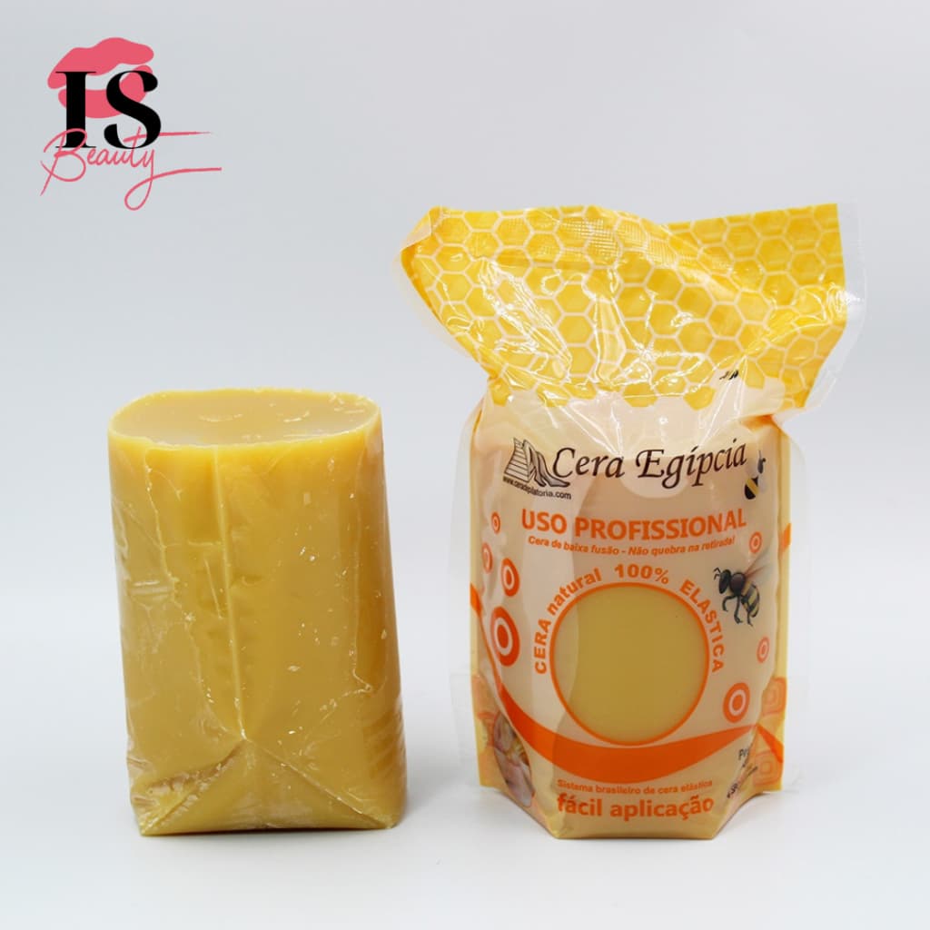 Cera Quente Depilatória Egipcia Elástica Mel 500g