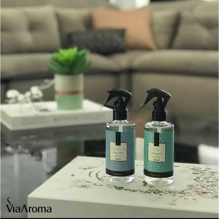 HOME SPRAY - CHEIRINHO PARA CASA - LINHA CLÁSSICA 200 ML  E DE 60 ML - VIA AROMA - PRESENTES