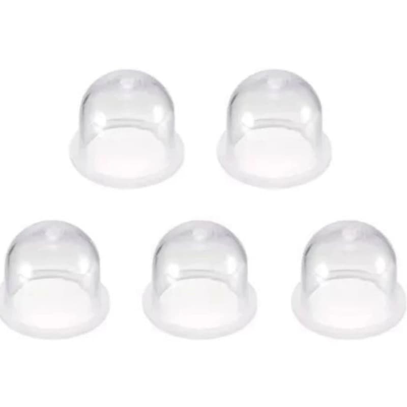 Kit 5 Bulbo Prime Bolha Injetor De Gasolina Para Roçadeiras 26cc 33cc 43cc 52cc