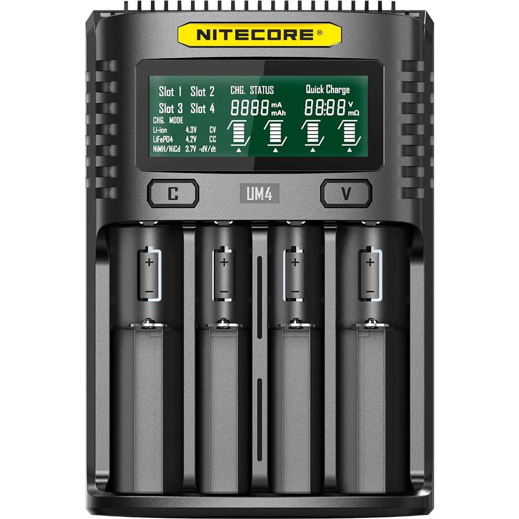 Carregador de Pilhas Universal USB Nitecore UM4