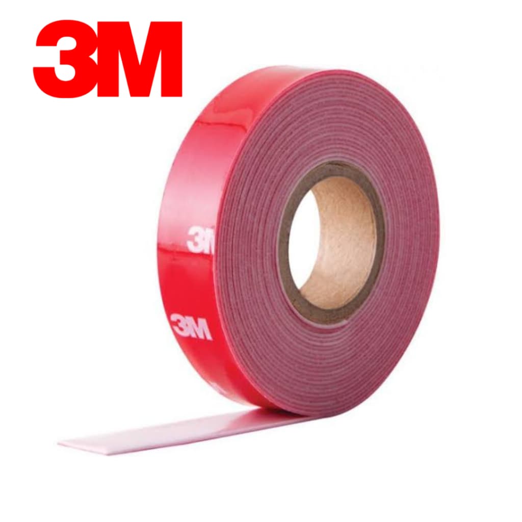 Fita Adesiva Dupla Face Extra Forte Transparente 3M - 12mm x 1m Pronta Entrega