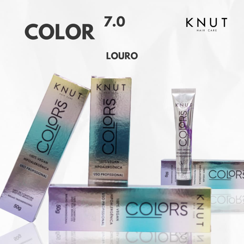 Coloração Vegana KNUT Colors Professional 50g - Várias Cores