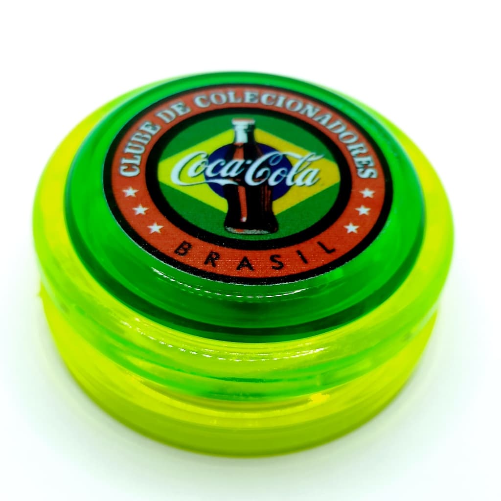 Yoyo Io-Io Coca-Cola Genuine Master Retrô Anos 80 Profissional Anos 80 Com Eixo Fixo de Madeira + 3 Cordinhas (Brinquedos)  Clássicos Original