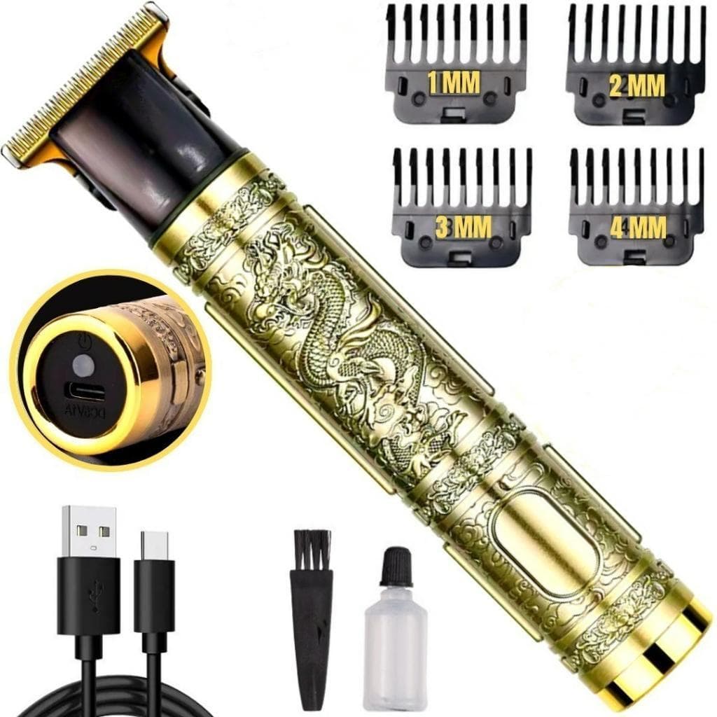 Maquina de Barbear cortar cabelo Aparador Profissional barbeador acabamento Sem Fio Portátil Potente