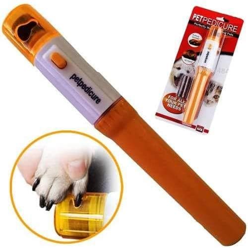 Lixa de Unha Pet Elétrica - Lixador de unhas para Cães e Gatos à Pilha