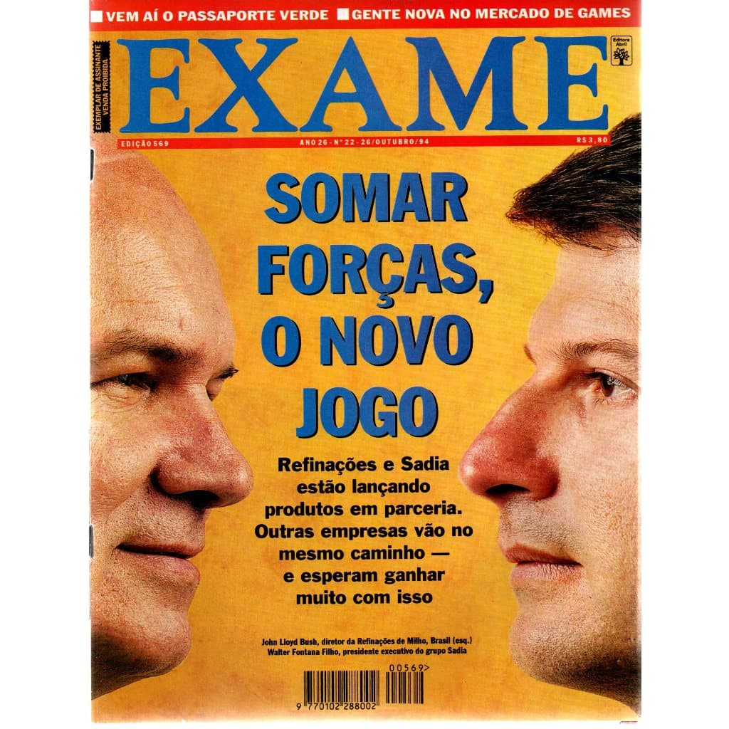 Revista Exame, Nº 19, Ano 28, Edição 592, 13/Setembro/95