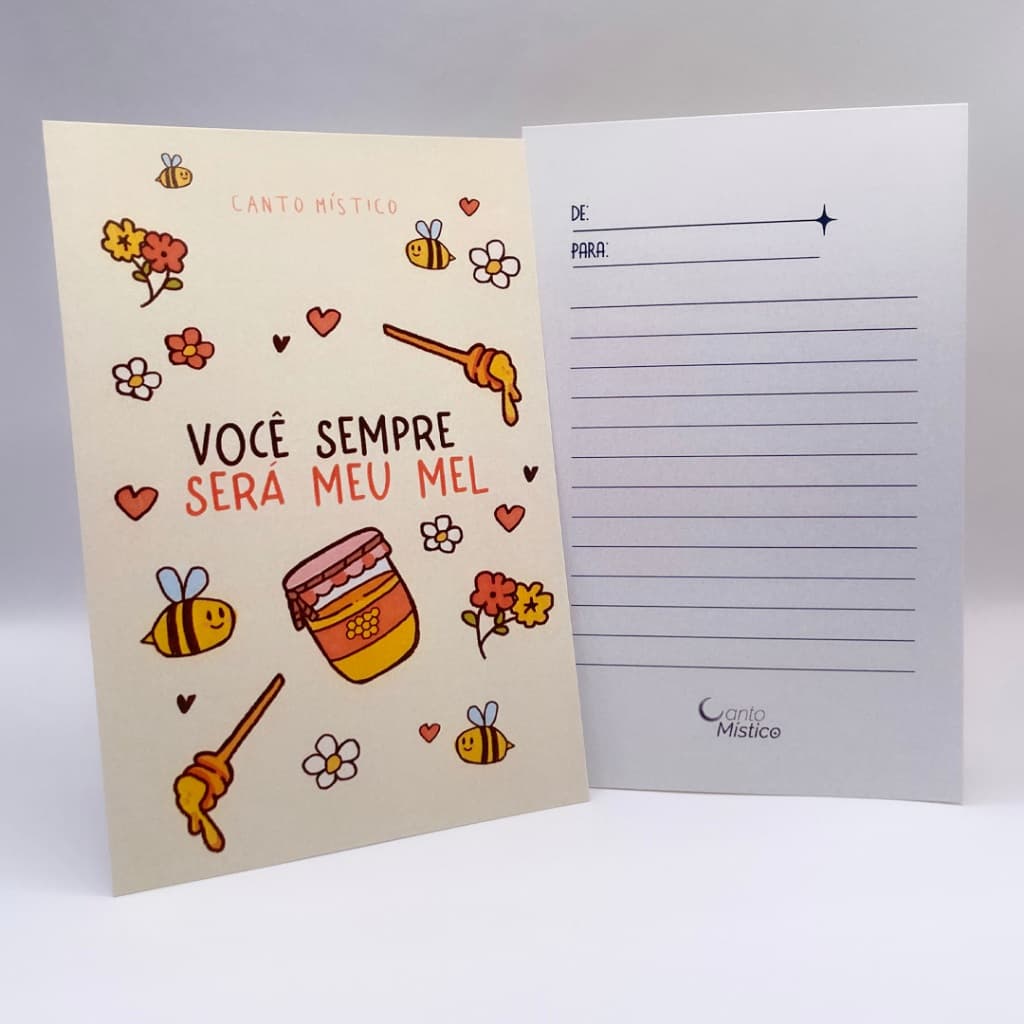 Cartão Presente Você é meu Mel Presente Namoro